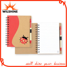 Quality Spiral Notebook with Full Color Printed Cardboard Cover (SNB111)